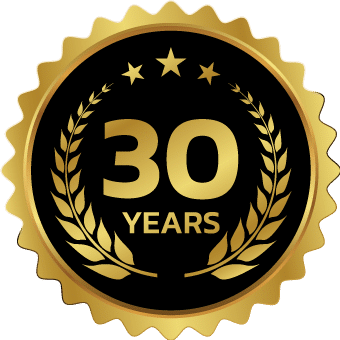 30 years in service badge